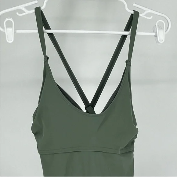 PRANA NWT WOMEN’S MARINA ONE PIECE SWIMSUIT ARMY GREEN XS/32D S/34D - Picture 6 of 13
